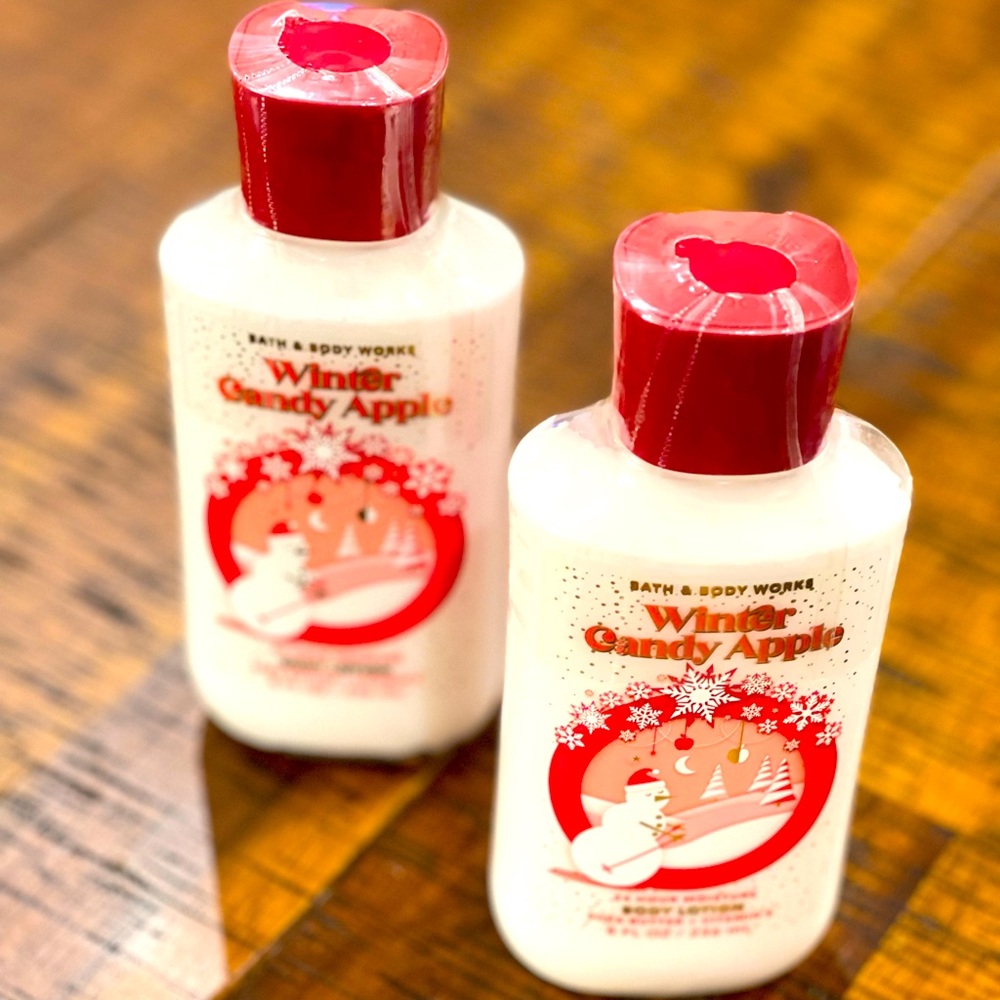 BATH & BODY WORKS winter candy apple body lotion